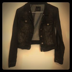 Black jean jacket